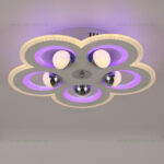 Lustra LED 146W 3 Functii RGB Smart Dimabila cu Telecomanda LZ5181-450 - imagine 2