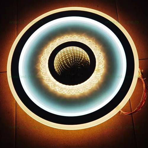 Lustra LED 150W 3 Functii Dimabila cu Telecomanda sau Telefon cu Cristal LZ605 Lustra LED 150W 3 Functii Dimabila cu Telecomanda sau Telefon cu Cristal LZ605 - imagine 1