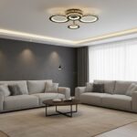 Lustra LED 154W 3 Functii RGB Smart Dimabila cu Telecomanda Cristal LZ7376-2+2 - imagine 3