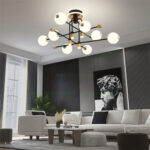 Lustra LED 160W Dimabila 3 Functii cu Telecomanda sau Telefon LZ8172-44 - imagine 4