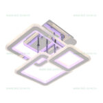 Lustra LED 162W 3 Functii Dimabila cu Telecomanda Cristal LZ5187-2+1 - imagine 2