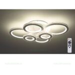 Lustra LED 172W 3 Functii RGB Dimabila cu Telecomanda Cristal LZ600-6 - imagine 4