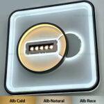 Lustra LED 174W 3 Functii cu Telecomanda LZE85/50