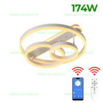 Lustra LED 174W 3 Functii Dimabila cu Telecomanda sau Telefon LZ1703