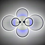 Lustra LED 176W 3 Functii RGB Dimabila cu Telecomanda LZK38-2+2+2 - imagine 3