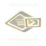 Lustra LED 180W 3 Functii Dimabila cu Telecomanda sau Telefon LZ6037-400F - imagine 2