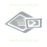 Lustra LED 180W 3 Functii Dimabila cu Telecomanda sau Telefon LZ6037-400F - imagine 4