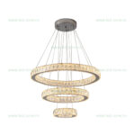Lustra LED 184W Dimabila 3 Functii cu Telecomanda Cristal LZ9050-600 - imagine 3