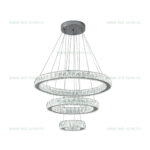 Lustra LED 184W Dimabila 3 Functii cu Telecomanda Cristal LZ9050-600 - imagine 2