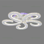 Lustra LED 188W 3 Functii RGB Smart Dimabila cu Telecomanda Cristal LZ7318-5 - imagine 2