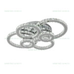 Lustra LED 192W 3 Functii Dimabila cu Telecomanda Cristal LZ8080-3+3 - imagine 2