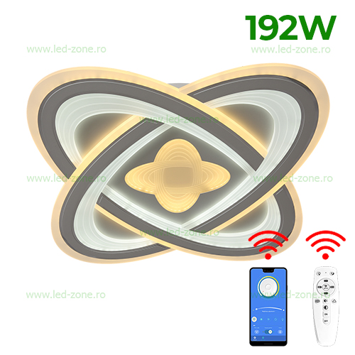 Lustra LED 192W 3 Functii Dimabila cu Telecomanda sau Telefon LZ5120 Lustra LED 192W 3 Functii Dimabila cu Telecomanda sau Telefon LZ5120 - imagine 1