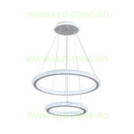 Lustra LED 196W 3 Functii Dimabila cu Telecomanda Cristal LZ5960-500 - imagine 5