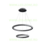 Lustra LED 196W 3 Functii Dimabila cu Telecomanda Cristal LZ5960-500 - imagine 3