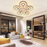 Lustra LED 200W 3 Functii Dimabila cu Telecomanda sau Telefon LZ6543-51 - imagine 4