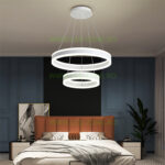 Lustra LED 204W Dimabila 3 Functii cu Telecomanda sau Telefon LZ1768-500 - imagine 7