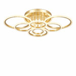 Lustra LED 208W Aurie 3 Functii Dimabila cu Telecomanda LZ9180/2+2+2+2 - imagine 2