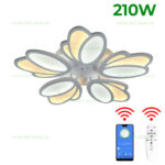 Lustra LED 210W 3 Functii Dimabila cu Telecomanda sau Telefon LZ6544-5