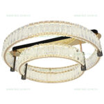 Lustra LED 212W 3 Functii Dimabila cu Telecomanda Cristal LZR9048-600-400 - imagine 3
