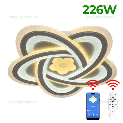 Lustra LED 226W 3 Functii Dimabila cu Telecomanda sau Telefon LZ5121 Lustra LED 226W 3 Functii Dimabila cu Telecomanda sau Telefon LZ5121 - imagine 1