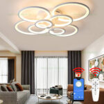 Lustra LED 280W 3 Functii Dimabila cu Telecomanda sau Telefon LZ6601-8