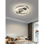 Lustra LED 42W Neagra 3 Functii cu Telecomanda LZ9165-400