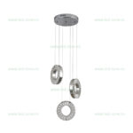 Lustra LED 48W 3 Functii Dimabila cu Telecomanda Cristal LZ7270-3Y - imagine 2