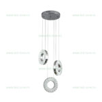 Lustra LED 48W 3 Functii Dimabila cu Telecomanda Cristal LZ7270-3Y - imagine 3