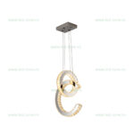 Lustra LED 50W 3 Functii Dimabila cu Telecomanda Cristal LZ87869-450 - imagine 2