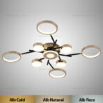Lustra LED 56W 3 Functii Dimabila cu Telecomanda LZL7811-9