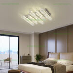 Lustra LED 60W Dimabila 3 Functii cu Telecomanda Cristal LZ1103-5 - imagine 4