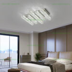 Lustra LED 60W Dimabila 3 Functii cu Telecomanda Cristal LZ1103-5 - imagine 3