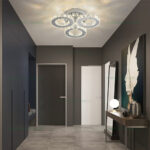 Lustra LED 60W Dimabila 3 Functii cu Telecomanda Cristal LZ8080-3