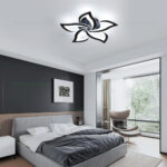 Lustra LED 70W 3 Functii Neagra Dimabila cu Telecomanda LZ16801-5