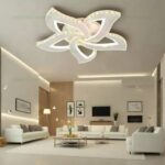 Lustra LED 76W 3 Functii RGB Smart Dimabila cu Telecomanda Cristal LZR9097/5C - imagine 2