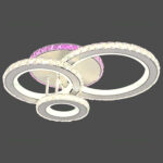 Lustra LED 67W 3 Functii Dimabila cu Telecomanda Cristal LZL7603-4C - imagine 3