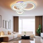 Lustra LED 67W 3 Functii Dimabila cu Telecomanda Cristal LZL7603-4C