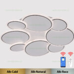 Lustra LED 77W 3 Functii Dimabila cu Telecomanda sau Telefon LZ75L374