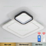 Lustra LED 83W 3 Functii Dimabila cu Telecomanda sau Telefon LZ75L376
