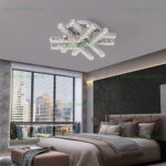 Lustra LED 84W Dimabila 3 Functii cu Telecomanda Cristal LZ1105-6 - imagine 4