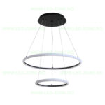 Lustra LED 92W Dimabila 3 Functii cu Telecomanda sau Telefon LZ1763-500 - imagine 2