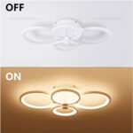 Lustra LED 112W 3 Functii Dimabila cu Telecomanda sau Telefon LZ6626-4 - imagine 3