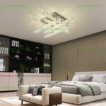 Lustra LED 96W Dimabila 3 Functii cu Telecomanda Cristal LZ1106-6 - imagine 2