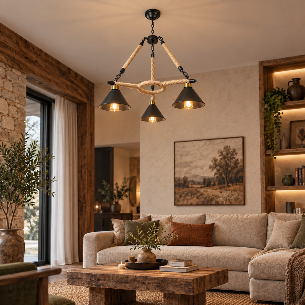 Lustra Rustic 3 Socluri E27 LZ8738
