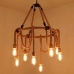 Lustra Rustic 8 Socluri E27 LZ8856