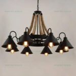 Lustra Rustic 8 Socluri E27 LZ7066