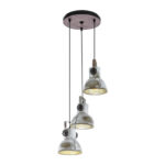 Lustra 3 Socluri Vintage E27 BARNSTAPLE 3