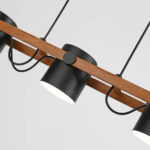 Lustra 4 Socluri Vintage E27 HORNWOOD - imagine 2
