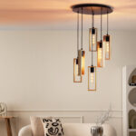 Lustra 6 Socluri Vintage E27 LITTLETON LZ49549 - imagine 3