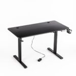 Birou de Gaming, 506, Negru, 120x60x73cm - imagine 12
